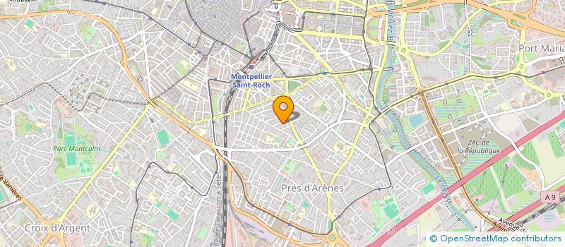 localisation de l'entreprise SCI ROMA à MONTPELLIER