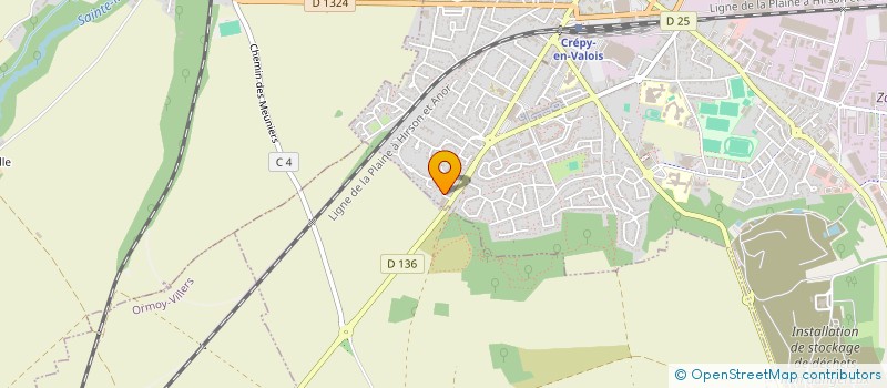 localisation de l'entreprise SCI ROMA  CREPY-EN-VALOIS