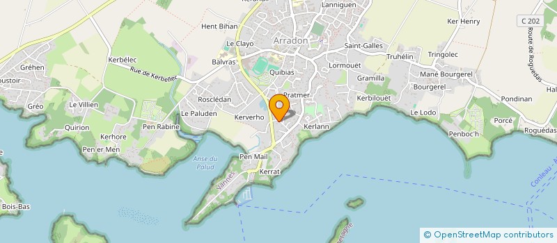 localisation de l'entreprise SCI ROMA  ARRADON