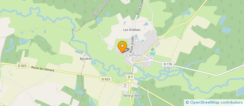 localisation de l'entreprise SCI ROMA  CLEMONT