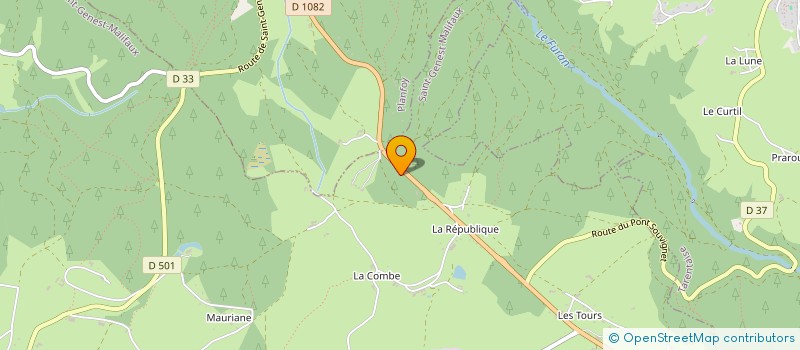 localisation de l'entreprise SCI ROMA  SAINT-GENEST-MALIFAUX