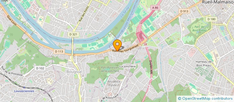 localisation de l'entreprise SCI ROMA  CROISSY-SUR-SEINE