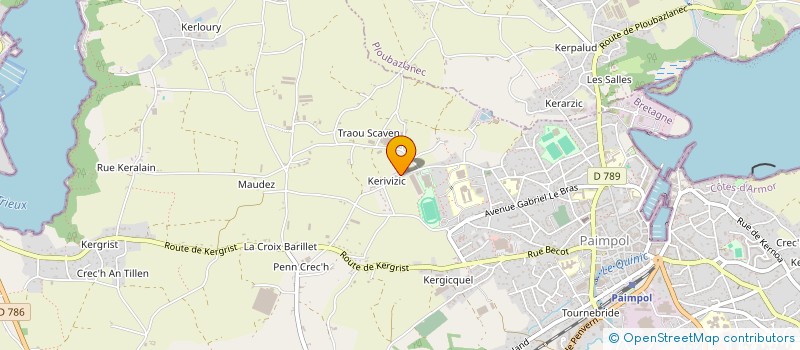 localisation de l'entreprise SCI ROMA  PAIMPOL