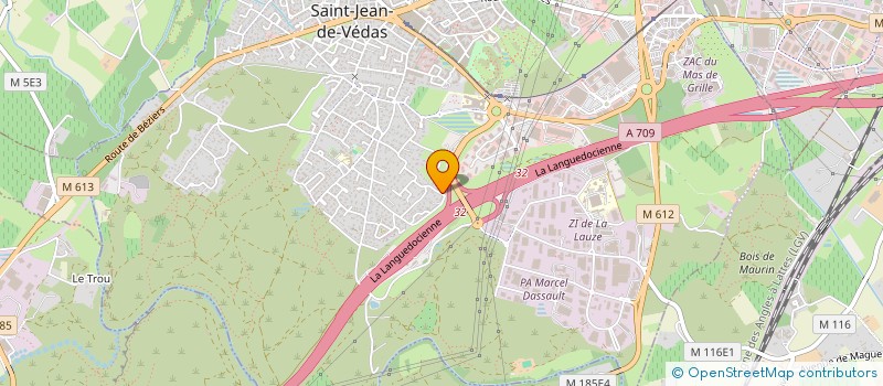 localisation de l'entreprise SCI ROMA  SAINT-JEAN-DE-VEDAS