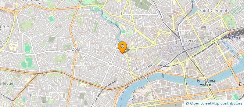 localisation de l'entreprise SCI ROMA BATELIERS à NANTES