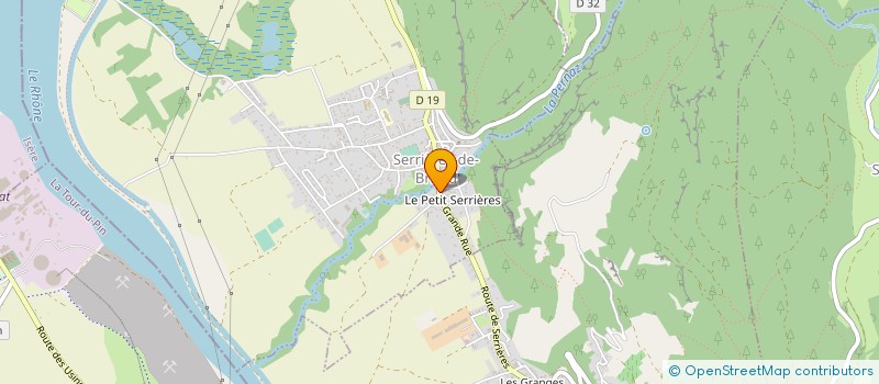 localisation de l'entreprise SCI ROMA VEXIN INVEST  SERRIERES-DE-BRIORD