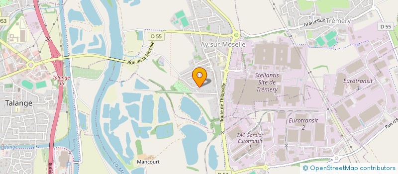 localisation de l'entreprise SCI ROMAAD  AY-SUR-MOSELLE