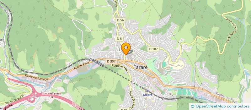 localisation de l'entreprise SCI ROMACE  TARARE