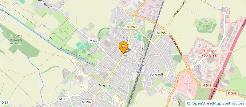 localisation de l'entreprise SCI ROMACLAIRE  MERIGNIES