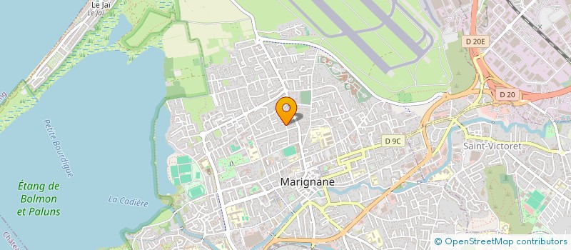 localisation de l'entreprise SCI ROMACOR  MARIGNANE