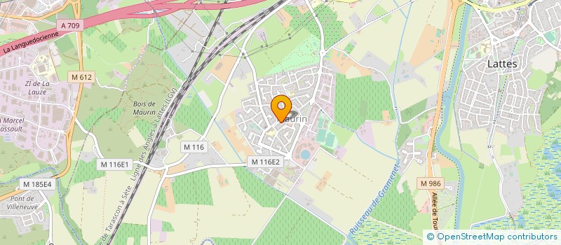 localisation de l'entreprise SCI ROMADELOU à LATTES