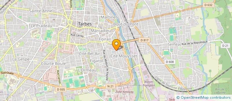 localisation de l'entreprise SCI ROMADIE  BARBAZAN-DEBAT