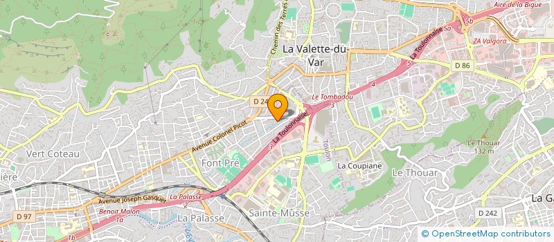 localisation de l'entreprise SCI ROMAELIS  TOULON