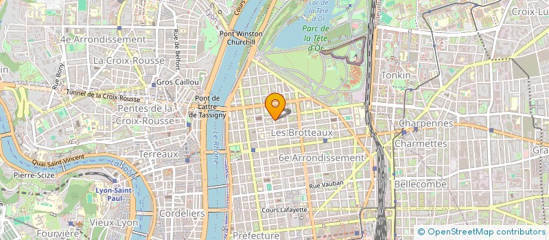 localisation de l'entreprise SCI ROMAFLORE  LYON