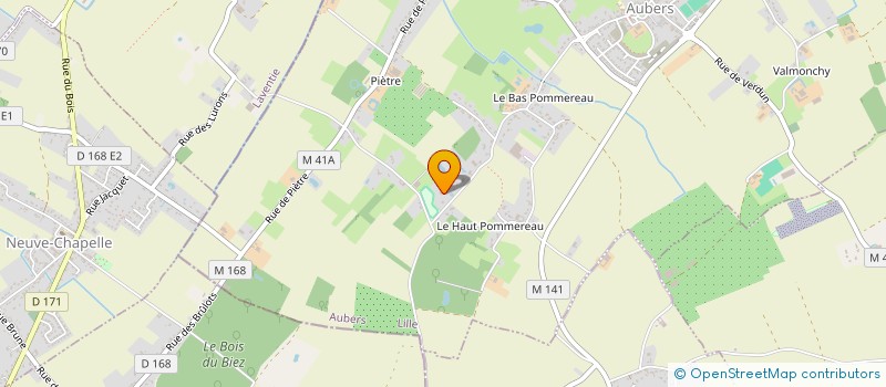 localisation de l'entreprise SCI ROMAGNANT à AUBERS