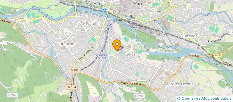 localisation de l'entreprise SCI ROMAGNY TOULOUSE  GELOS