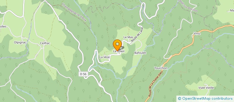 localisation de l'entreprise SCI ROMAGON ET COMPAGNIE  SAINT-DIDIER-SUR-DOULON