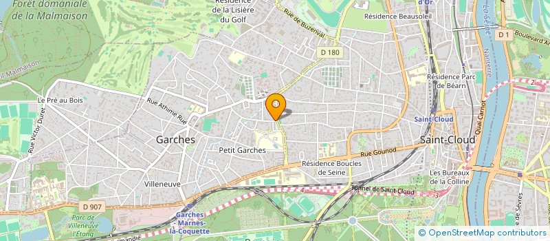 localisation de l'entreprise SCI ROMAIN à GARCHES