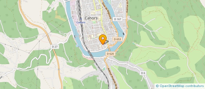 localisation de l'entreprise SCI ROMAIN  CAHORS