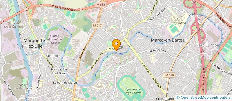 localisation de l'entreprise SCI ROMAIN  MARCQ-EN-BARUL
