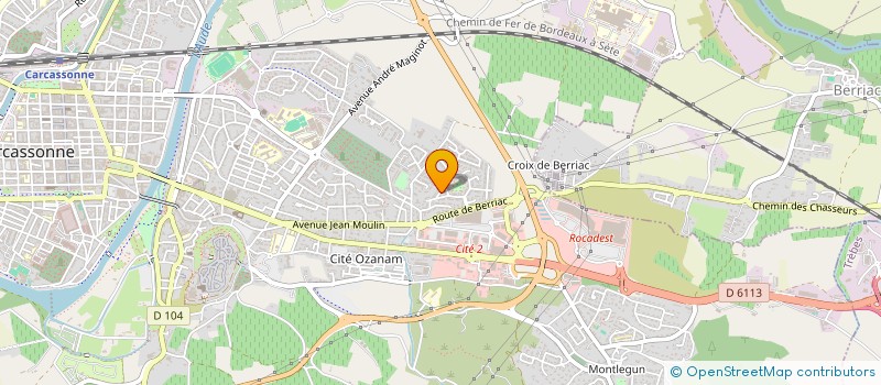 localisation de l'entreprise SCI ROMAIN à CARCASSONNE