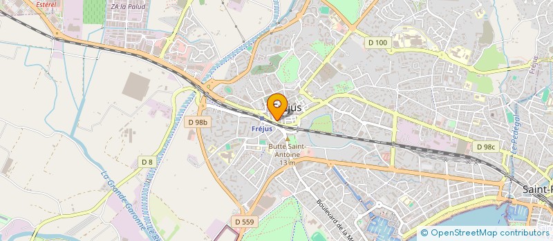 localisation de l'entreprise SCI ROMAIN à FREJUS