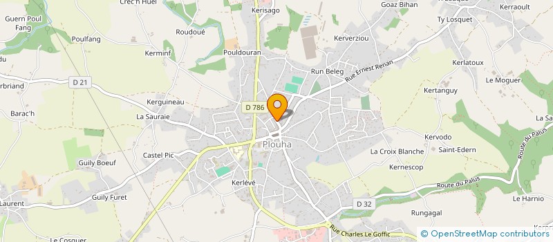 localisation de l'entreprise SCI ROMAIN  PLOUHA