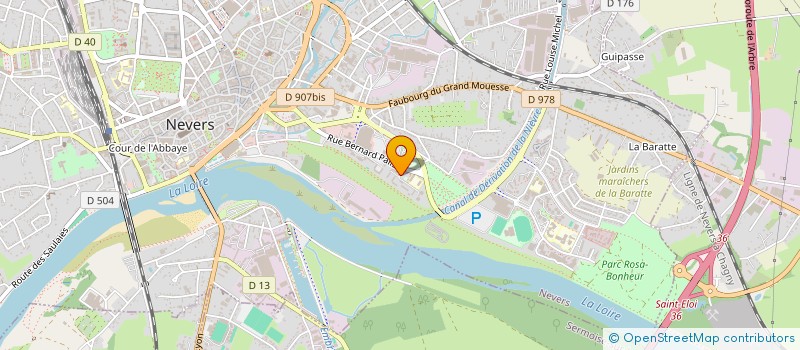 localisation de l'entreprise SCI ROMAIN à NEVERS