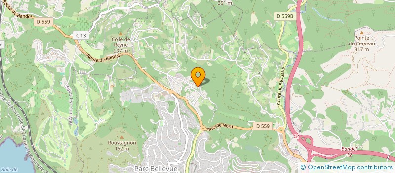 localisation de l'entreprise SCI ROMAIN  BANDOL