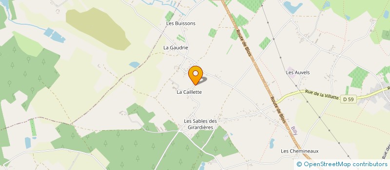 localisation de l'entreprise SCI ROMAIN DARME  CHATILLON-SUR-CHER