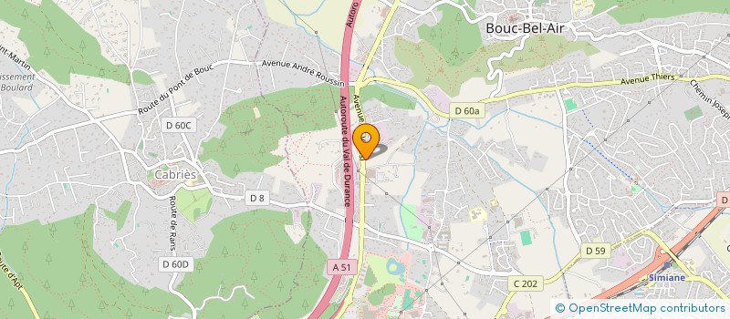 localisation de l'entreprise SCI ROMAIN OPTIQUE IMMOBILIER  BOUC-BEL-AIR