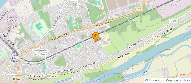 localisation de l'entreprise SCI ROMAIN ROLLAND  SAINT-AUBIN-LES-ELBEUF