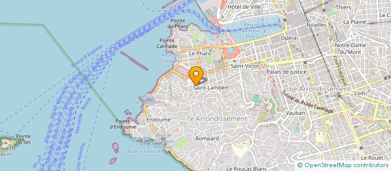 localisation de l'entreprise SCI ROMAIN ROLLAND à MARSEILLE