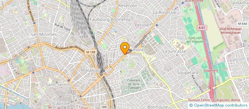 localisation de l'entreprise SCI ROMAINE à TOULOUSE