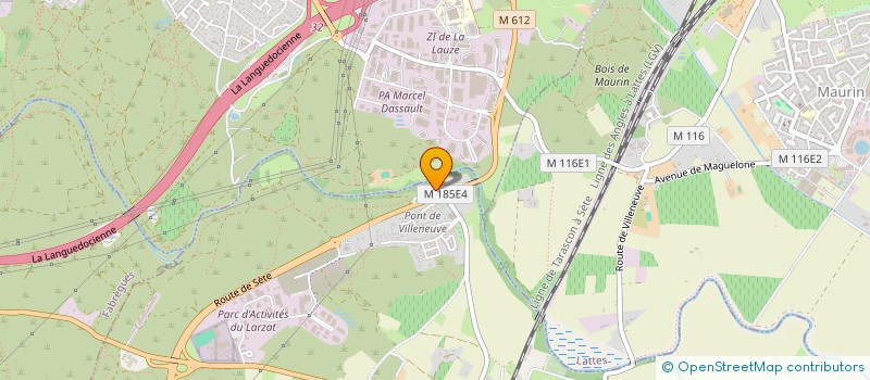 localisation de l'entreprise SCI ROMAININA  VILLENEUVE-LES-MAGUELONE