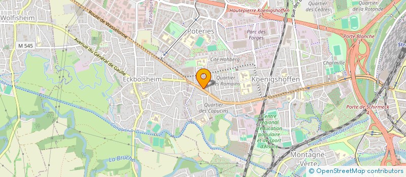 localisation de l'entreprise SCI ROMAINS 192 à STRASBOURG