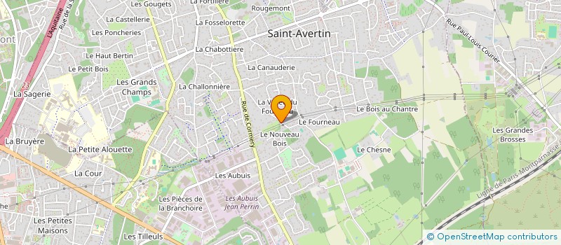 localisation de l'entreprise SCI ROMAINVILLE  SAINT-AVERTIN