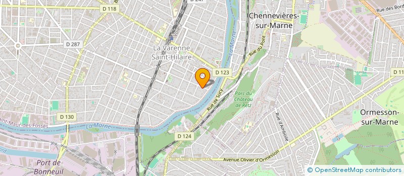 localisation de l'entreprise SCI ROMAINVILLE SBC  SAINT-RAPHAEL