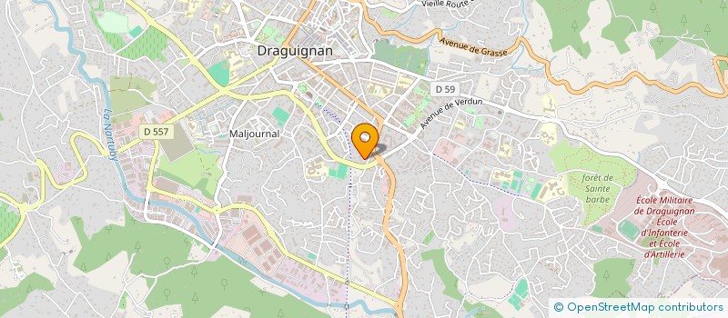 localisation de l'entreprise SCI ROMAJEAN  DRAGUIGNAN