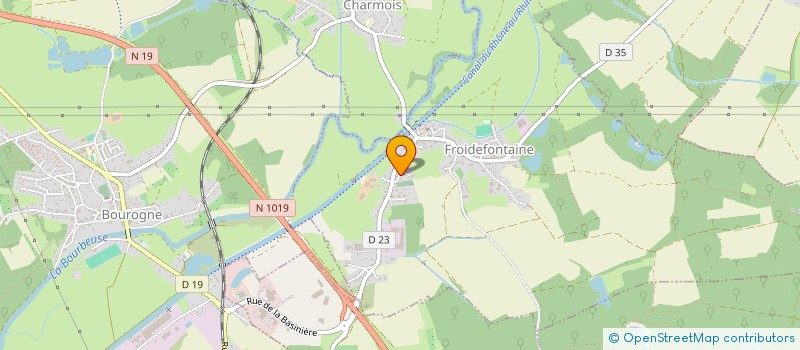 localisation de l'entreprise SCI ROMAJU à FROIDEFONTAINE