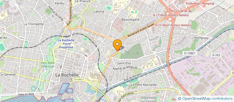 localisation de l'entreprise SCI ROMALAND  LA ROCHELLE