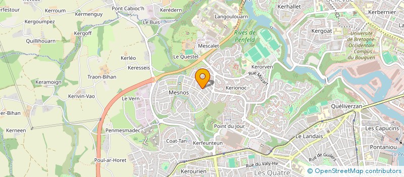 localisation de l'entreprise SCI ROMALEA  BREST