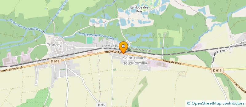 localisation de l'entreprise SCI ROMALEX  SAINT-HILAIRE-SOUS-ROMILLY