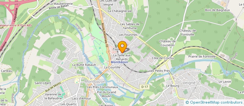 localisation de l'entreprise SCI ROMALEX  MONTBAZON