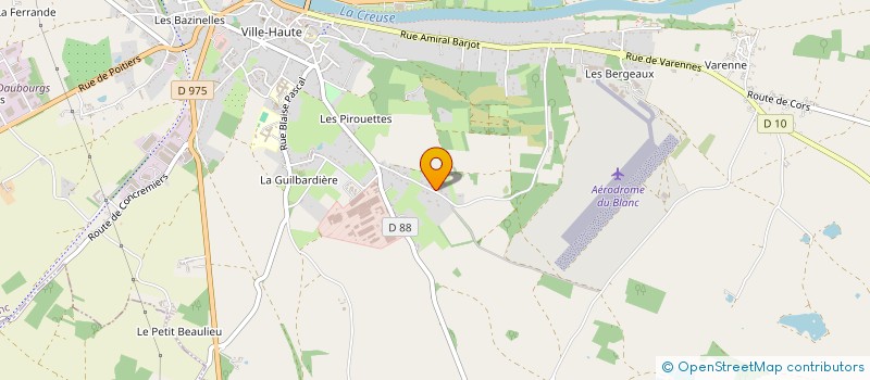 localisation de l'entreprise SCI ROMALICE à LE BLANC