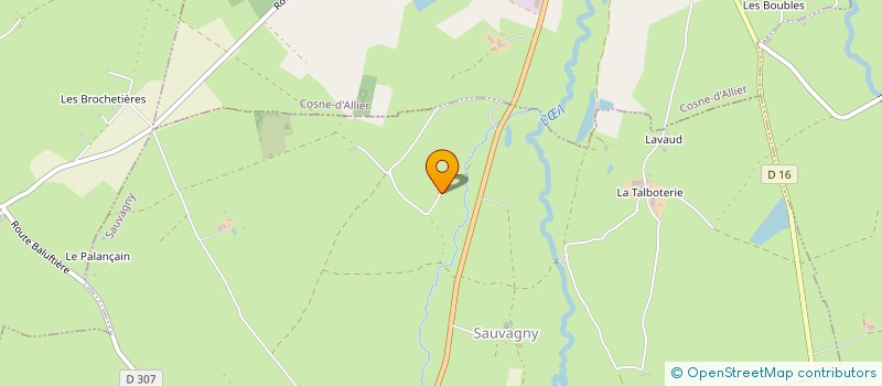localisation de l'entreprise SCI ROMALLI  SAUVAGNY