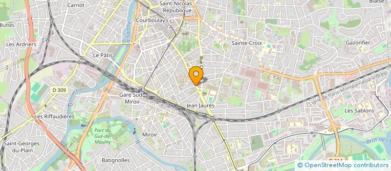 localisation de l'entreprise SCI ROMALLIS  LE MANS