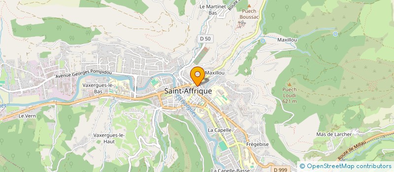 localisation de l'entreprise SCI ROMALOC  SAINT-AFFRIQUE