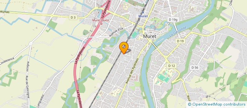 localisation de l'entreprise SCI ROMAM  MURET