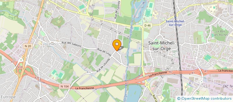 localisation de l'entreprise SCI ROMAN  LONGPONT-SUR-ORGE